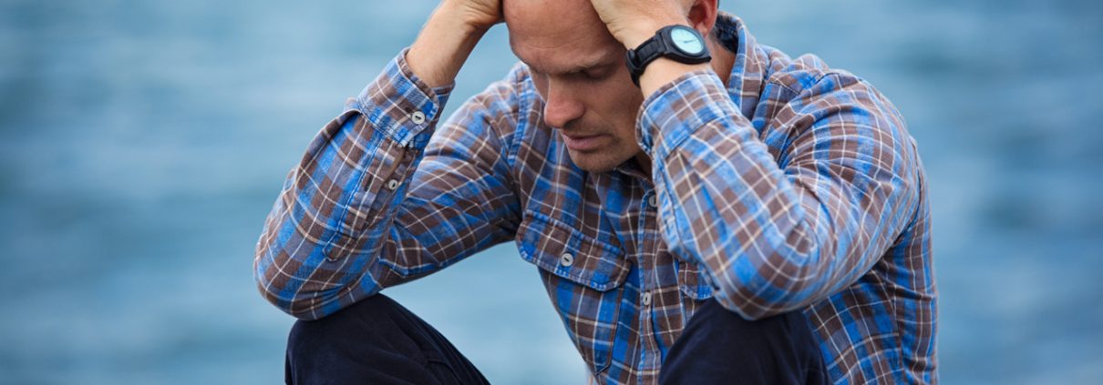 Man Feeling Stressed
