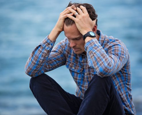 Man Feeling Stressed